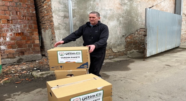 Avrupa Yetim Eli Derneği’nden Ukraynalı savaş mağdurlarına insani yardım
