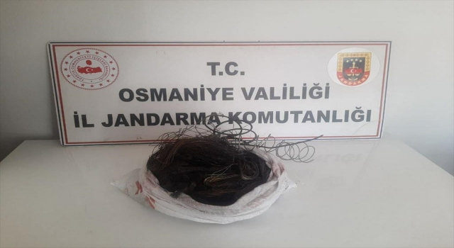 Osmaniye’de kablo hırsızlığı iddiasıyla 2 kişi yakalandı