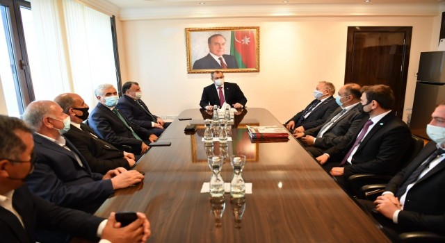 DATÜB heyeti Meclis Başkan Yardımcısı Aliyevi ziyaret etti