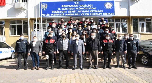 Vali Çuhadar görev başındaki polislerle bir araya geldi
