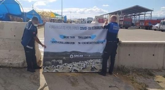 Sincan Belediyesi, Kurban Bayramında 2 satış ve 4 kesim alanıyla hizmet verdi