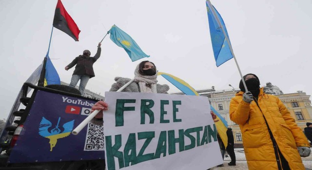 Ukraynadan Kazakistan protestolarına destek
