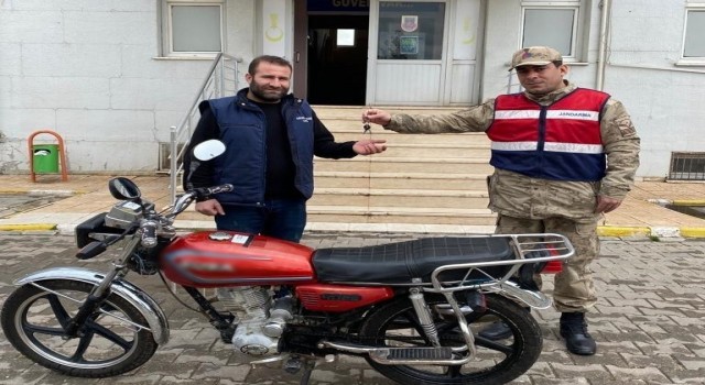 Mardinde 12 yıl önce çalınan motosiklet bulundu