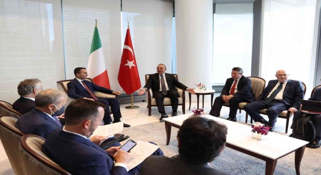 Dışişleri Bakanı Çavuşoğlu, İtalyan mevkidaşı Di Maio ile görüştü