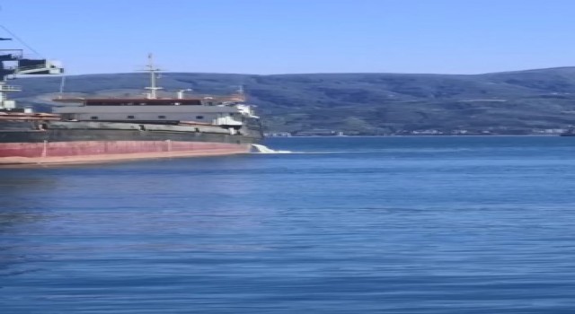 İzmit Körfezini kirleten gemiye 1 milyon 746 bin TL ceza uygulandı