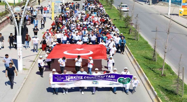 Ağrıda Sıfır Atık parolasıyla 81 İlde 81 Milyar Adım Çevre Yürüyüşü düzenlendi