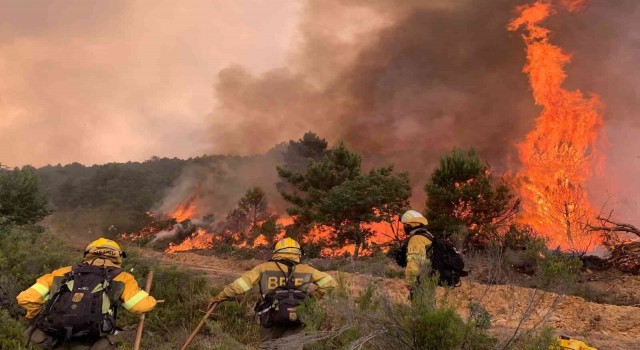 İspanyada orman yangınları giderek artıyor