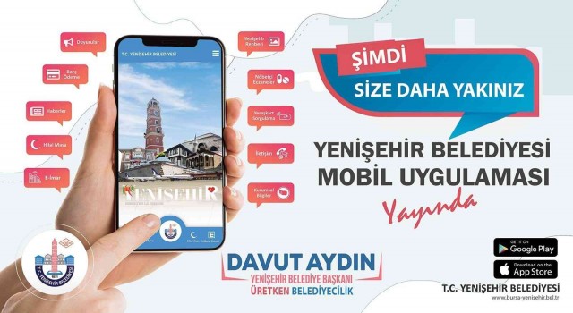 Yenişehir Belediyesinden mobil uygulama