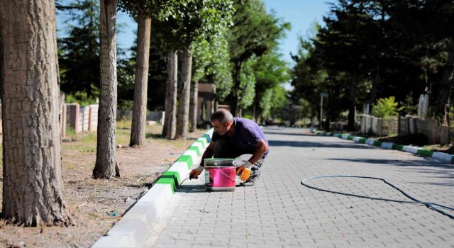Nevşehirde Bayram öncesi mezarlık temizlikleri başladı