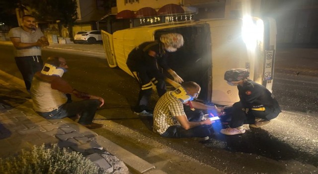 Nevşehirde alkollü ve ehliyetsiz sürücü kaza yaptı: 2 yaralı