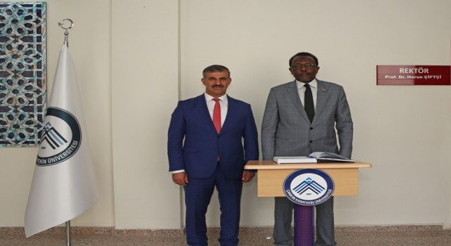 Sudan Ankara Büyükelçisi Eltayebden ÇAKÜye ziyaret