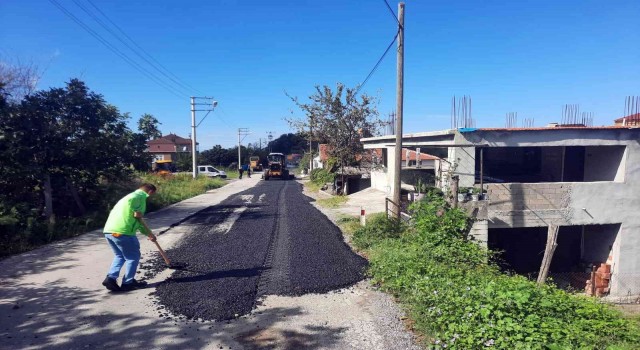 Kandilli Belediyesi asfalt çalışmalarına hız verdi