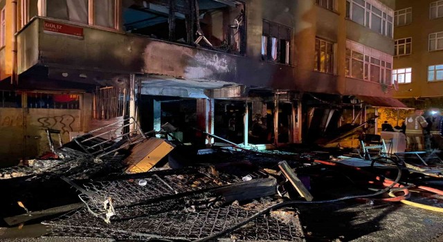 Pendikte işyeri yangını: Vatandaşlar tahliye edildi