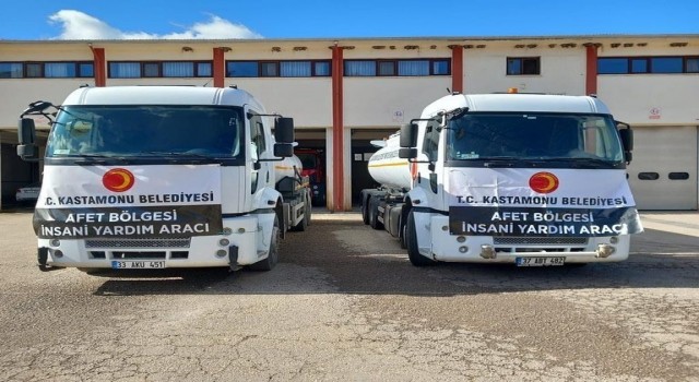 Kastamonu Belediyesi deprem bölgesine bir insani yardım kamyonu daha gönderdi