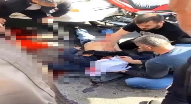 Nusaybinde minibüsün çarptığı motosiklet sürücüsü ağır yaralandı