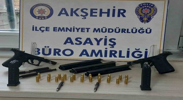 Konyada fason silah parçaları ele geçirildi: 1 tutuklama