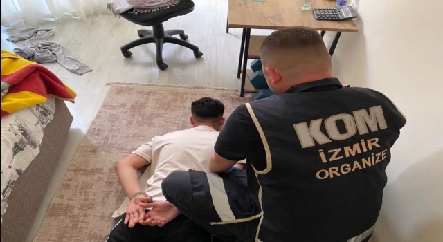 İzmirde Kertenkeleler Operasyonunda suç örgütü çökertildi; 9 gözaltı
