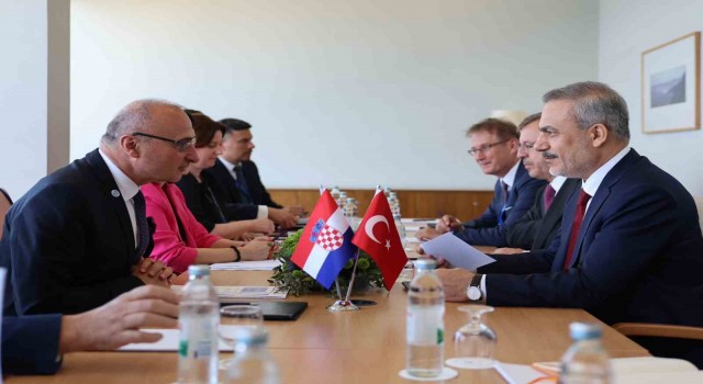 Bakan Fidan, Hırvatistan Dışişleri Bakanı Radman ile görüştü