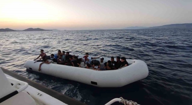 Bodrumda 31 düzensiz göçmen kurtarıldı
