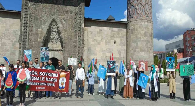 Erzurumda sessiz yürüyüşte 32. hafta