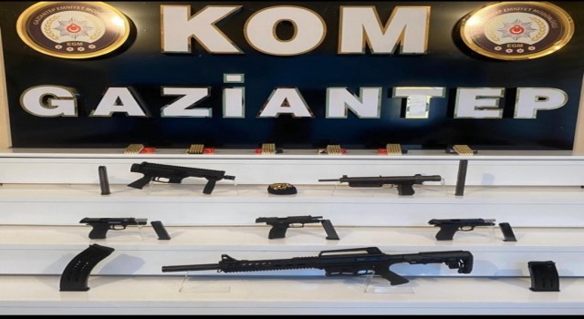 Gaziantepte silah kaçakçılığı operasyonu: 12 gözaltı