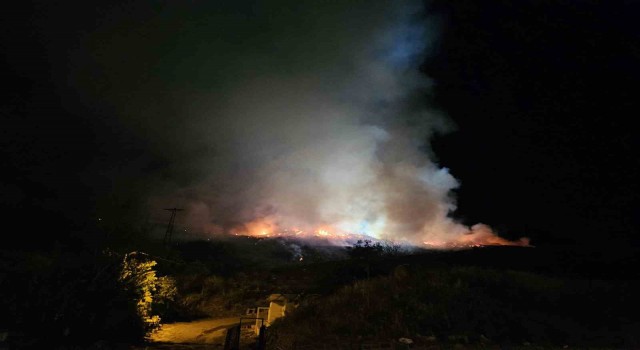 İstanbul Sarıyer'de korkutan yangın