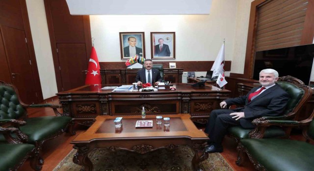 TEİ Genel Müdürü Prof. Dr. Faruk Akşit Vali Hüseyin Aksoyu ziyaret etti