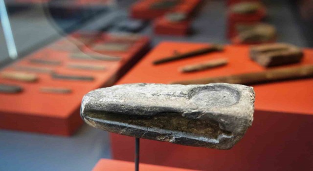 Tunç Çağına ait savaş ve avcılık malzemeleri Samsun Müzesinde sergileniyor