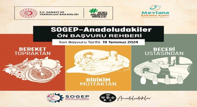 MEVKA, SOGEP-Anadoludakiler Çağrı Programını ilan etti