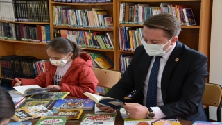 Akseki’de Kütüphane Haftası dolayısıyla okuma etkinliği düzenlendi