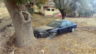 Isparta’da ağaca çarpan otomobildeki sürücü öldü, eşi yaralandı