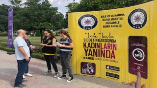 Adana’da polis ekipleri, Kadın Destek Uygulaması’nı anlattı