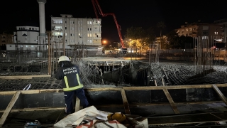 Alanya’da inşaatta beton dökümü sırasında yaşanan çökme sonucu 2 işçi yaralandı