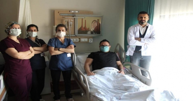 Mardin Devlet Hastanesi sayesinde yürümeye başladı