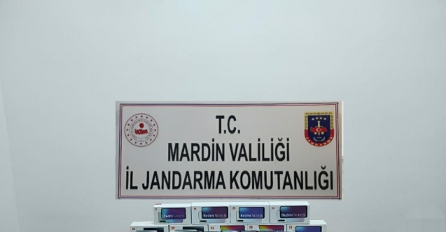 Mardin’de yolcu otobüsünde 46 adet gümrük kaçağı telefon ele geçirildi