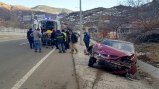 Gümüşhanede trafik kazası: 2 yaralı