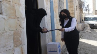 Mardinde Suriyeli ihtiyaç sahibi ailelere gıda ve temizlik malzemesi dağıtıldı