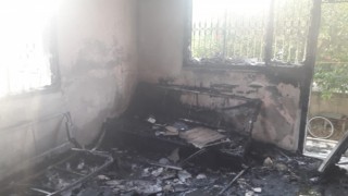 Tarsusta ev yangınında 1 kişi yaralandı