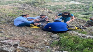 Yozgatta kayalıklardan düşen 1 kişi yaralandı