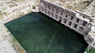 Yozgattaki Basilica Therma Roma Hamamında kazı ve temizleme çalışması yeniden başlatıldı