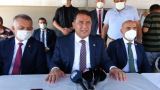 KKTC Başbakanı Ersan Sanerden Manavgata 17 milyonluk katkı