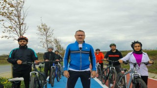 Başakşehirde 104 kilometre bisiklet yolu tamamlandı