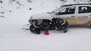 Elektrik arıza ekiplerinin ‘kar mücadelesi