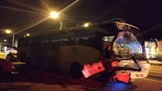 Giresunda otobüs kazası: 4 yaralı