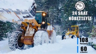 Sinopta kar hayatı felç etti: 222 köy yolu kapalı