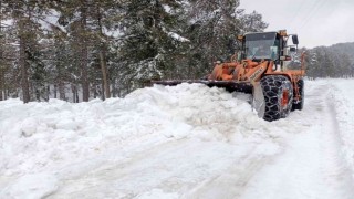 Amanoslarda kardan kapanan yayla yolları ulaşıma açılıyor