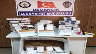 Çorum polisinden kaçak sigara operasyonu