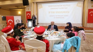 Mardin Valisi Demirtaş, yetim ve öksüz çocuklarla iftar yaptı