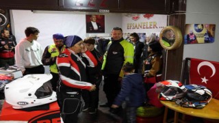 Motosiklet tutkunlarından 2nci el ekipman etkinliği
