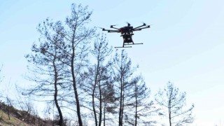 Muratpaşa, Manavgatta drone ile 15 kilogram tohum attı